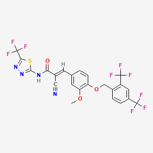 molecular formula C23H13F9N4O3S B1684235 Xct790 CAS No. 725247-18-7