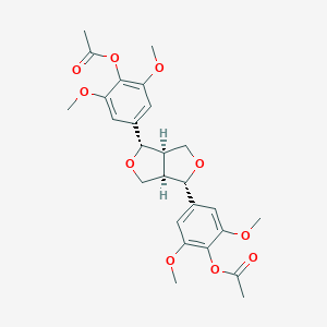 molecular formula C26H30O10 B168426 Syringaresinol diacetate 