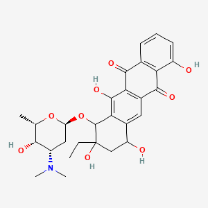 molecular formula C28H33NO9 B1684261 Yellamycin C CAS No. 119446-01-4