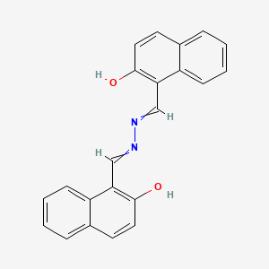 molecular formula C22H16N2O2 B1684262 2-Hydroxynaphthalene-1-carbaldehyde [(2-hydroxy-1-naphthyl)methylene]hydrazone CAS No. 2387-03-3
