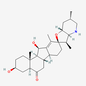 molecular formula C27H41NO4 B1684264 Yibeissine CAS No. 143502-51-6
