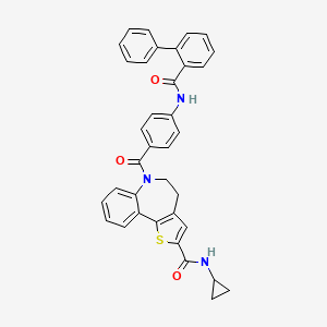 molecular formula C36H29N3O3S B1684274 YM 53403 