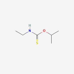molecular formula C6H13NOS B1684280 O-Isopropyl ethylthiocarbamate CAS No. 141-98-0