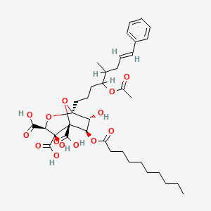 molecular formula C36H50O14 B1684284 Zaragozic acid D2 CAS No. 155179-15-0