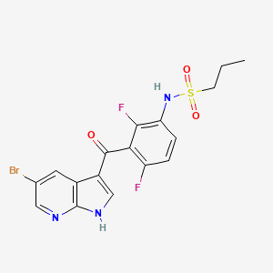molecular formula C17H14BrF2N3O3S B1684289 B-Raf IN 11 CAS No. 918504-27-5