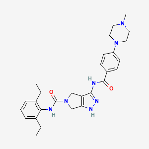 molecular formula C28H35N7O2 B1684295 PHA-680632 CAS No. 398493-79-3