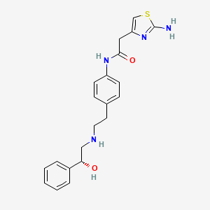 molecular formula C21H24N4O2S B1684304 米拉贝隆 CAS No. 223673-61-8