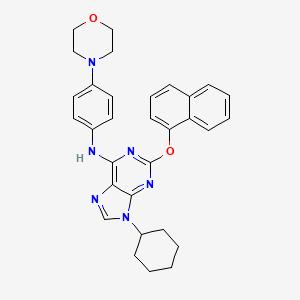 molecular formula C31H32N6O2 B1684312 Purmorphamine CAS No. 483367-10-8