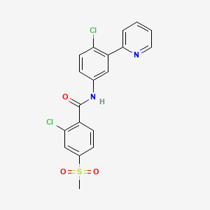 molecular formula C19H14Cl2N2O3S B1684315 Vismodegib CAS No. 879085-55-9