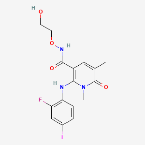 molecular formula C16H17FIN3O4 B1684321 Azd8330 CAS No. 869357-68-6