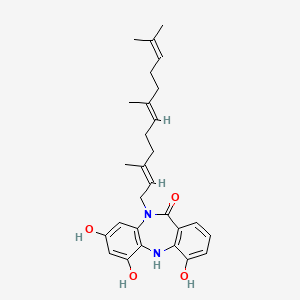 molecular formula C28H34N2O4 B1684322 Diazepinomicin CAS No. 733035-26-2
