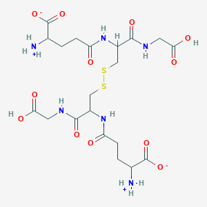 molecular formula C20H32N6O12S2 B1684326 Oxiglutatione CAS No. 27025-41-8