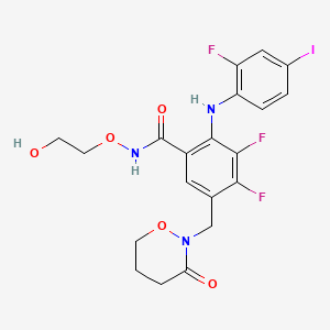molecular formula C20H19F3IN3O5 B1684329 Ro4987655 CAS No. 874101-00-5
