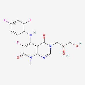 molecular formula C17H15F2IN4O4 B1684333 Tak-733 CAS No. 1035555-63-5