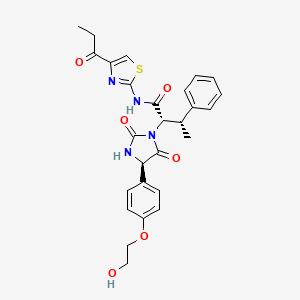 molecular formula C27H28N4O6S B1684347 RO 4927350 CAS No. 876755-27-0