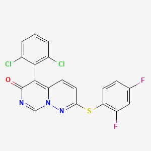 molecular formula C19H9Cl2F2N3OS B1684350 Neflamapimod CAS No. 209410-46-8