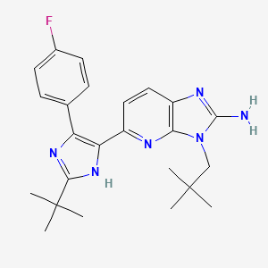 molecular formula C24H29FN6 B1684352 雷利替尼 CAS No. 862505-00-8