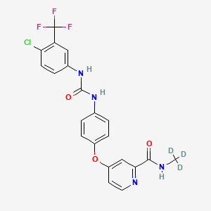 molecular formula C21H16ClF3N4O3 B1684356 Donafenib CAS No. 1130115-44-4