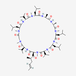 molecular formula C63H111N11O12 B1684362 瓦斯波达 CAS No. 121584-18-7