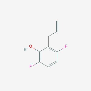 molecular formula C9H8F2O B168438 2-Allyl-3,6-difluorophenol CAS No. 196519-70-7