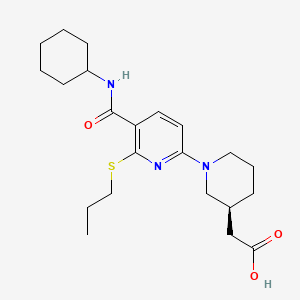 molecular formula C22H33N3O3S B1684383 AZD 4017 CAS No. 1024033-43-9