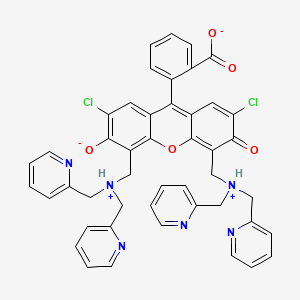 molecular formula C46H36Cl2N6O5 B1684389 Zinpyr-1 CAS No. 288574-78-7