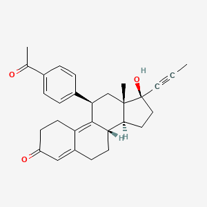 molecular formula C29H32O3 B1684393 Unii-1ezj25PZ5X CAS No. 105114-63-4