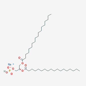 molecular formula C39H76NaO8P B016844 Sodium (2S)-2,3-bis(octadecanoyloxy)propyl hydrogen phosphate CAS No. 108321-18-2