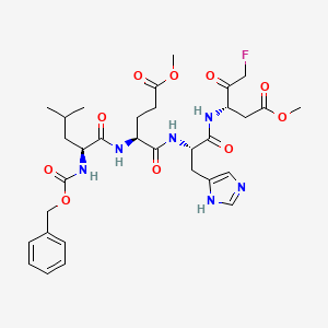 molecular formula C32H43FN6O10 B1684404 Z-LEHD-fmk 