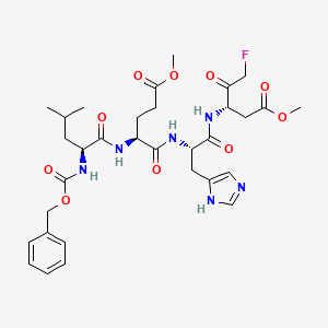 molecular formula C32H43FN6O10 B1684404 Z-LEHD-fmk CAS No. 210345-04-3