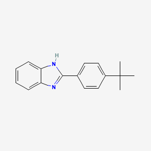 molecular formula C17H18N2 B1684406 2-(4-(叔丁基)苯基)-1H-苯并[d]咪唑 CAS No. 49671-76-3