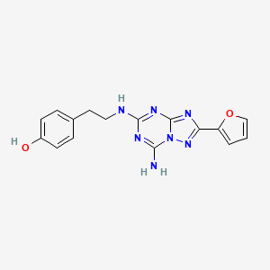 molecular formula C16H15N7O2 B1684409 ZM241385 CAS No. 139180-30-6
