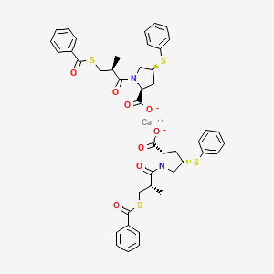 molecular formula C44H44CaN2O8S4 B1684418 佐芬诺普利钙 CAS No. 81938-43-4