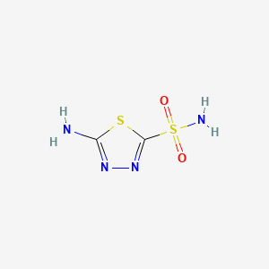 molecular formula C2H4N4O2S2 B1684419 CL 5343 CAS No. 14949-00-9
