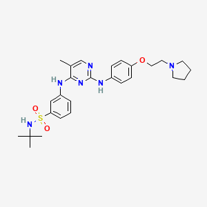 molecular formula C27H36N6O3S B1684426 Fedratinib CAS No. 936091-26-8