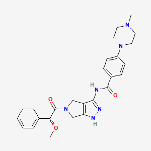 molecular formula C26H30N6O3 B1684427 Danusertib CAS No. 827318-97-8