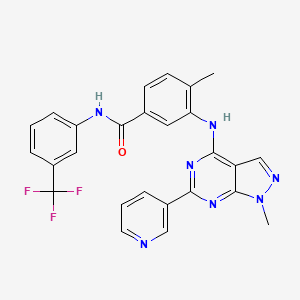 molecular formula C26H20F3N7O B1684431 NVP-BHG712 CAS No. 940310-85-0