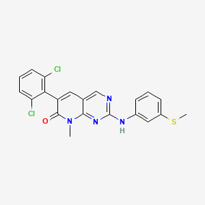 molecular formula C21H16Cl2N4OS B1684432 PD173955 CAS No. 260415-63-2