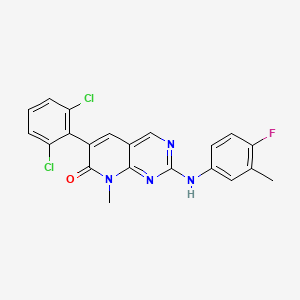 molecular formula C21H15Cl2FN4O B1684433 PD180970 CAS No. 287204-45-9