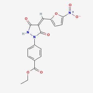 molecular formula C17H13N3O7 B1684435 Pyr-41 CAS No. 418805-02-4