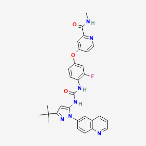 molecular formula C30H28FN7O3 B1684436 Rebastinib CAS No. 1020172-07-9