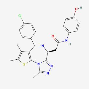 molecular formula C25H22ClN5O2S B1684437 Birabresib CAS No. 202590-98-5