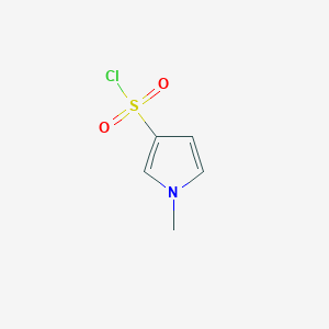 molecular formula C5H6ClNO2S B168444 1-methyl-1H-Pyrrole-3-sulfonyl chloride CAS No. 142112-64-9