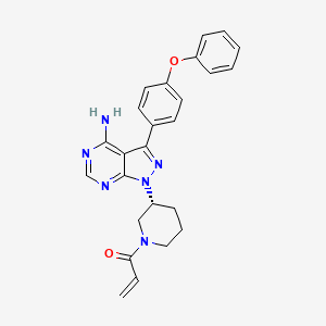 molecular formula C25H24N6O2 B1684441 Ibrutinib CAS No. 936563-96-1