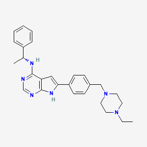 molecular formula C27H32N6 B1684443 AEE788 CAS No. 497839-62-0