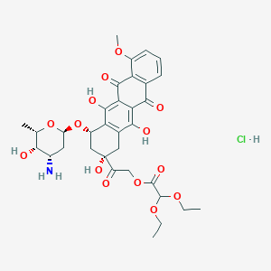 molecular formula C33H40ClNO14 B1684448 Detorubicin hydrochloride CAS No. 64291-45-8