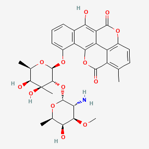 molecular formula C33H35NO13 B1684452 Elsamitrucin CAS No. 97068-30-9
