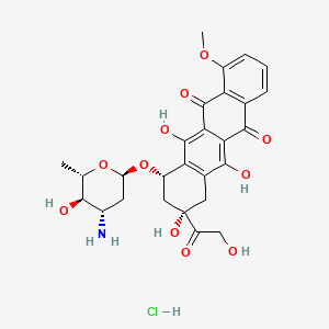 molecular formula C27H30ClNO11 B1684453 Epirubicin Hydrochloride CAS No. 56390-09-1