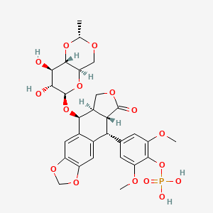B1684456 Etoposide phosphate CAS No. 117091-64-2