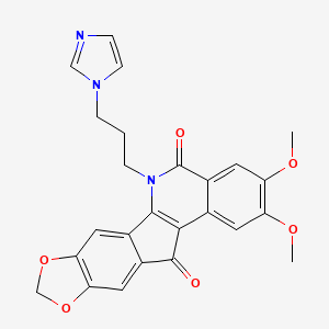 molecular formula C25H21N3O6 B1684459 Indimitecan CAS No. 915360-05-3